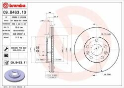 BREMBO Bre-09. B463.11 (09.b463.11)
