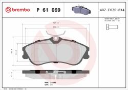 BREMBO Bre-p61069 (p 61 069)