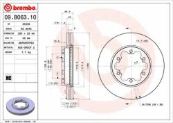 BREMBO Bre-09. B063.10 (09.b063.10)