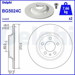 DELPHI féktárcsa DELPHI BG5024C (BG5024C)