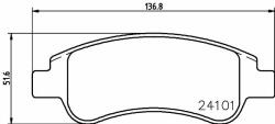 Hella Pagid fékbetétkészlet, tárcsafék HELLA PAGID 8DB 355 011-521