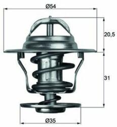 MAHLE termosztát, hűtőfolyadék MAHLE TX 13 87D
