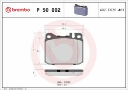 BREMBO Bre-p50002 (p 50 002)