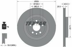 TEXTAR féktárcsa TEXTAR 92314305 (92314305)