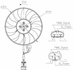 NRF ventilátor, motorhűtés NRF 47969 (47969)