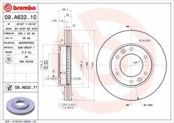 BREMBO Bre-09. A632.11 (09.a632.11)