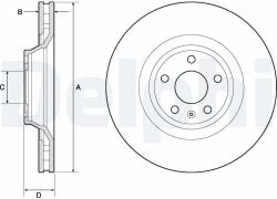 DELPHI Tarcza Ham. Audi A6 (bg9955)