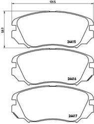 BREMBO fékbetétkészlet, tárcsafék BREMBO P 59 054X (P 59 054X)