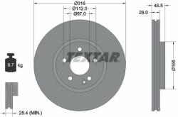 TEXTAR féktárcsa TEXTAR 92073100 (92073100)