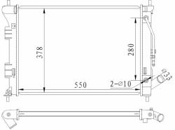 NRF hűtő, motorhűtés NRF 59292 (59292)