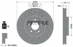 TEXTAR féktárcsa TEXTAR 92262105 (92262105)