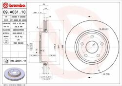BREMBO Bre-09. A031.11 (09.a031.11)