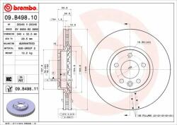 BREMBO Bre-09. B498.11 (09.b498.11)