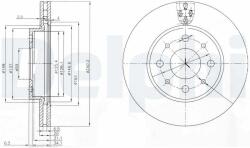 DELPHI Tarcza Ham. Fiat 500 (bg3839)