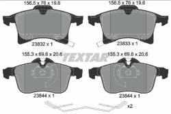 TEXTAR fékbetétkészlet, tárcsafék TEXTAR 2383204 (2383204)