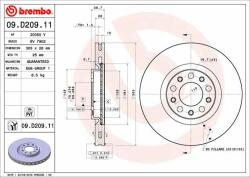 BREMBO Bre-09. D209.11 (09.d209.11)