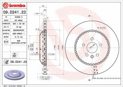 BREMBO féktárcsa BREMBO 09. D241.23 (09.D241.23)