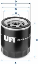 UFI olajszűrő UFI 23.447. 00