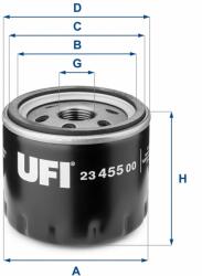 UFI olajszűrő UFI 23.455. 00