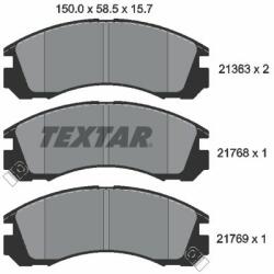 TEXTAR fékbetétkészlet, tárcsafék TEXTAR 2136301 (2136301)
