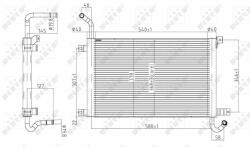 NRF hűtő, motorhűtés NRF 50144 (50144)