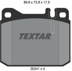 TEXTAR fékbetétkészlet, tárcsafék TEXTAR 2034110 (2034110)