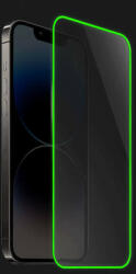 Picasee 3x Keményített védőfólia a sötétben világító kerettel mobiltelefonokra Samsung Galaxy A23 A236B 5G - Zöld