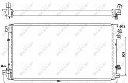 NRF hűtő, motorhűtés NRF 53076 (53076)