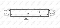 NRF töltőlevegő-hűtő NRF 309087 (309087)