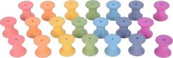 TickiT Set 21 mosoare colorate din lemn pentru activitati educative (TIK73975)