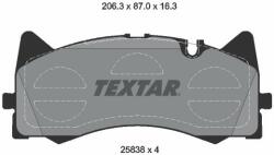 TEXTAR fékbetétkészlet, tárcsafék TEXTAR 2583801 (2583801)