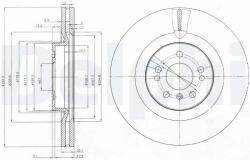 DELPHI Tarcza Ham. Mercedes Ml/pak 1 Sz/ (bg9013)
