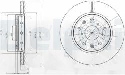 DELPHI Tarcza Ham. Suzuki Swift 06- (bg4208)