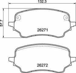 BREMBO fékbetétkészlet, tárcsafék BREMBO P 24 236 (P 24 236)