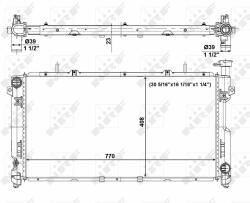NRF hűtő, motorhűtés NRF 56020 (56020)