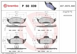 BREMBO Bre-p50039 (p 50 039)