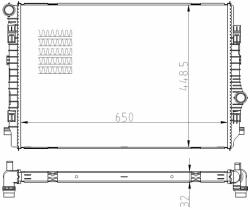 NRF hűtő, motorhűtés NRF 550081 (550081)