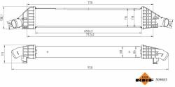 NRF töltőlevegő-hűtő NRF 309083 (309083)