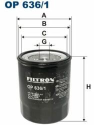 FILTRON olajszűrő FILTRON OP 636/1