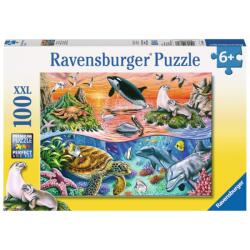 Ravensburger Puzzle Ravensburger - Minunatul ocean, 100 piese (4005556106813)