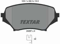 TEXTAR fékbetétkészlet, tárcsafék TEXTAR 2429701 (2429701)
