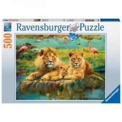Ravensburger Puzzle Ravensburger - Familie de lei, 500 piese (4005556165841) Joc de societate