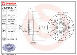 BREMBO Bre-08.9502. 1x (08.9502.1x)
