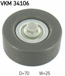 SKF Szíjtárcsa/vezetőgörgő, hosszbordás szíj SKF VKM 34106 (VKM 34106)