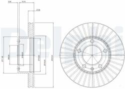 DELPHI Tarcza Ham. Przod - centralcar - 17 135 Ft