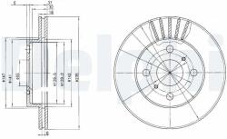 DELPHI Tarcza Ham. Toyota Yaris (bg3519)