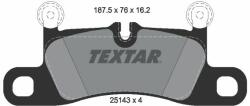 TEXTAR fékbetétkészlet, tárcsafék TEXTAR 2514301