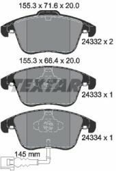 TEXTAR fékbetétkészlet, tárcsafék TEXTAR 2433301 (2433301)