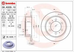 BREMBO féktárcsa BREMBO 08. A329.11 (08.A329.11)