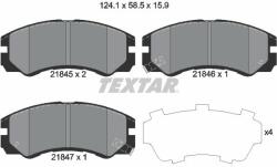 TEXTAR fékbetétkészlet, tárcsafék TEXTAR 2184501 (2184501)